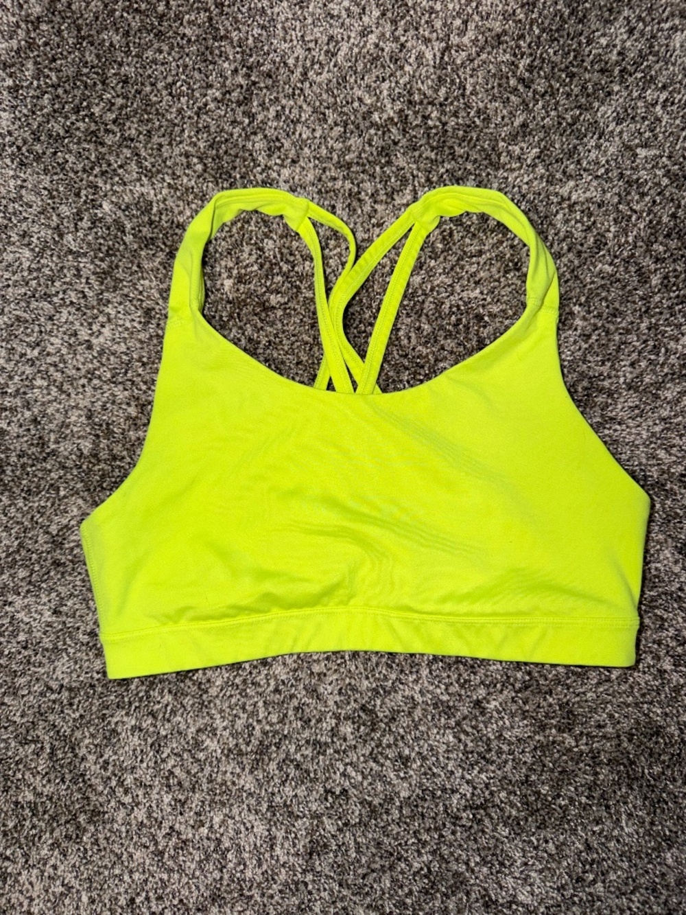 Neon Yellow Old Navy Active Sports Bra